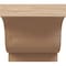 Ekena Millwork 4in. W x 4in. H x 32in. L Newport Woodgrain TimberThane Rafter Tail, Primed Tan RFTUR04X04X32NEWRCPR - alternate 2
